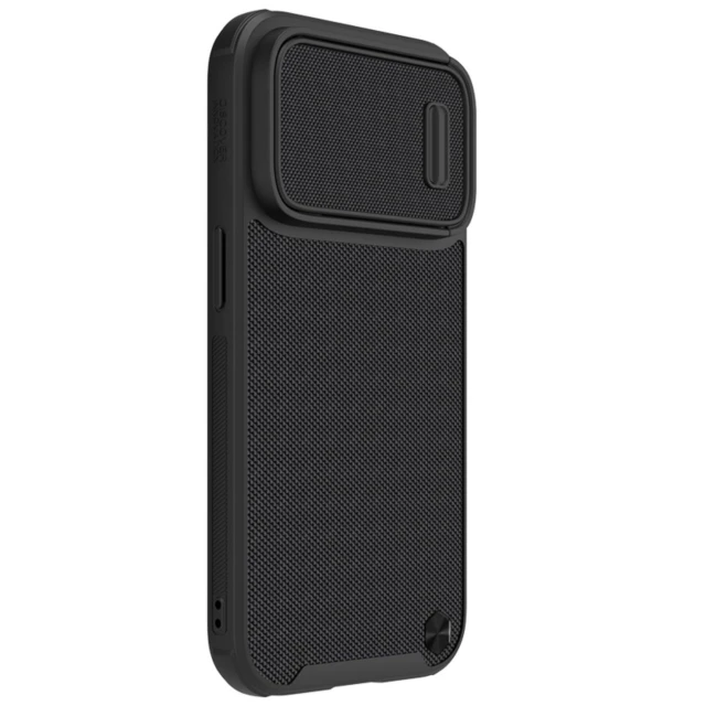 Чохол Nillkin Textured S для iPhone 14 Pro Black with MagSafe (6902048249561)