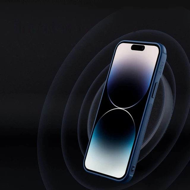 Чехол Nillkin Textured S для iPhone 14 Pro Blue with MagSafe (6902048249578)