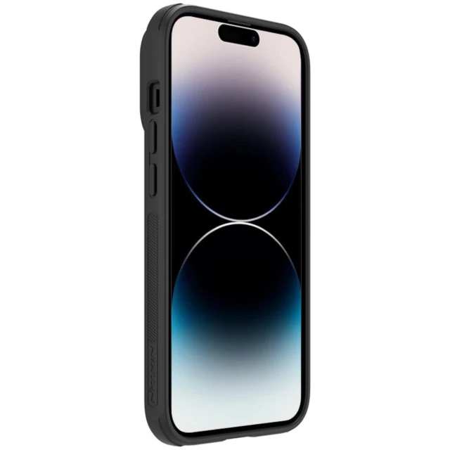 Чохол Nillkin Textured S для iPhone 14 Pro Max Black with MagSafe (6902048249622)