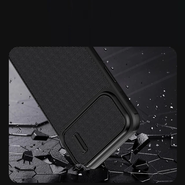Чохол Nillkin Textured S для iPhone 14 Pro Max Black with MagSafe (6902048249622)