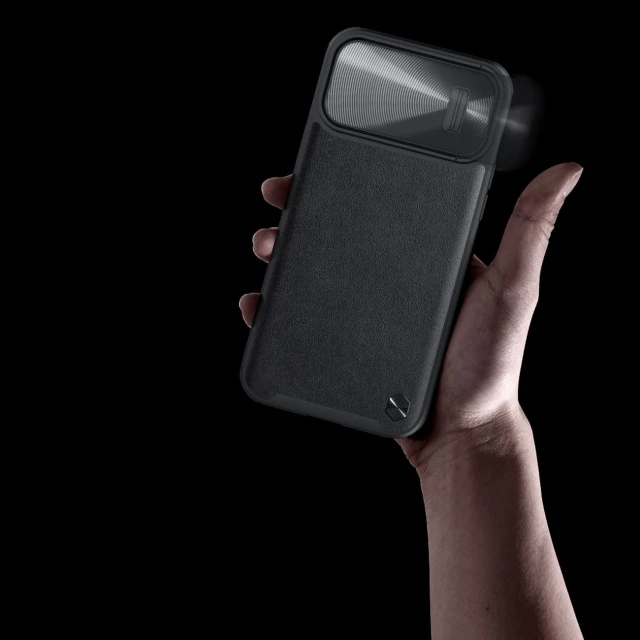 Чохол Nillkin Camshield Leather S для iPhone 14 Pro Max Black (6902048249745)