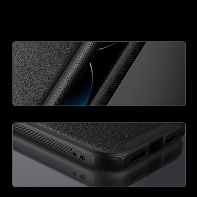 Чохол Nillkin Camshield Leather S для iPhone 14 Pro Max Black (6902048249745)