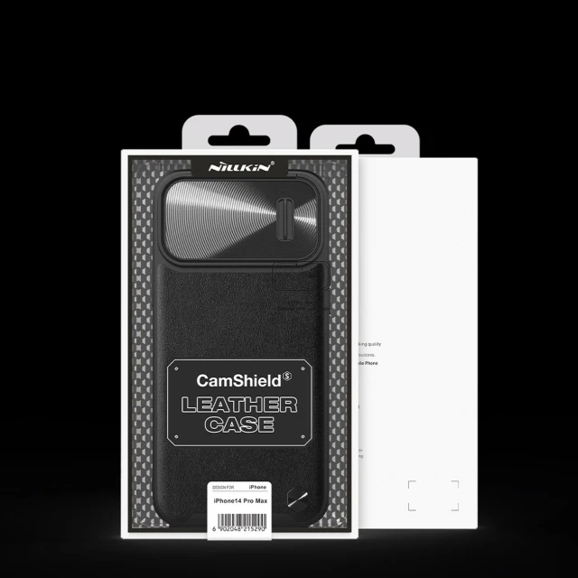 Чохол Nillkin Camshield Leather S для iPhone 14 Pro Max Black (6902048249745)