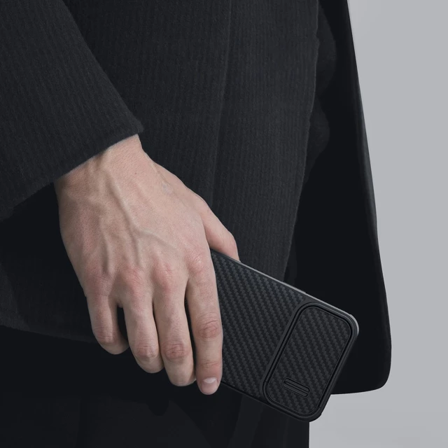 Чохол Nillkin Synthetic Fiber S для iPhone 14 | 13 Black (6902048249776)
