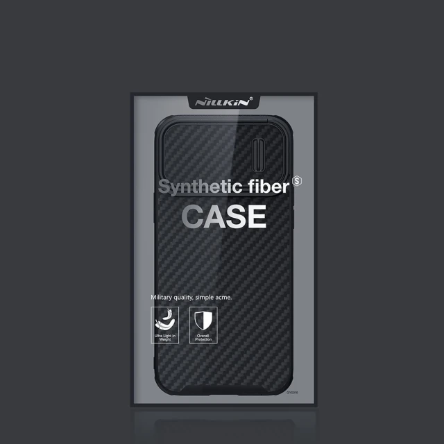 Чохол Nillkin Synthetic Fiber S для iPhone 14 Pro Black (6902048249783)