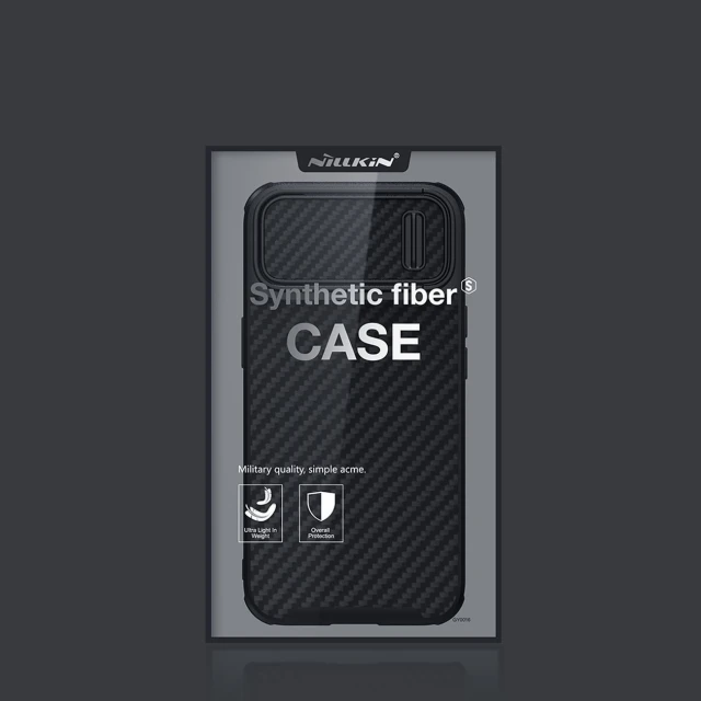 Чохол Nillkin Synthetic Fiber S для iPhone 14 Plus Black (6902048249790)