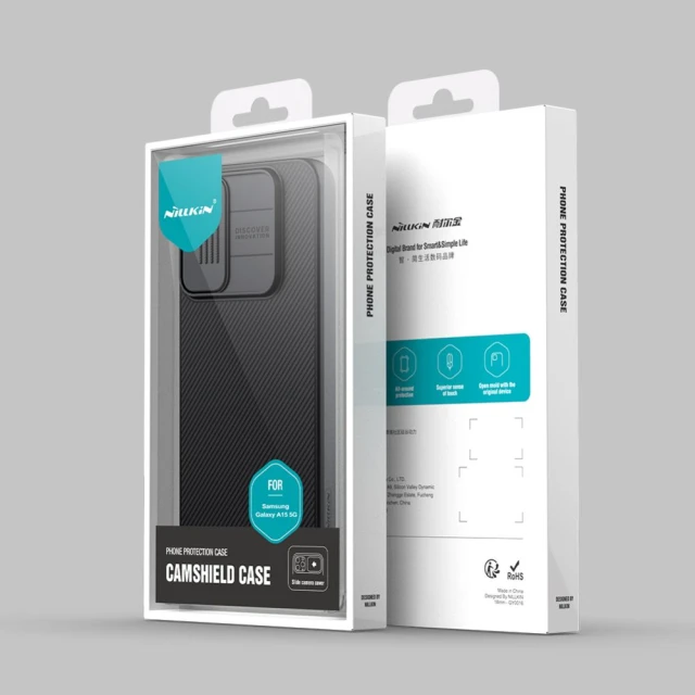Чохол Nillkin CamShield для Samsung Galaxy A15 (A155-A156) Black (6902048272071)