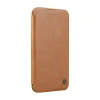 Чохол Nillkin Qin Prop Leather для iPhone 16 Brown (6902048281943)