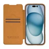 Чохол Nillkin Qin Prop Leather для iPhone 16 Brown (6902048281943)