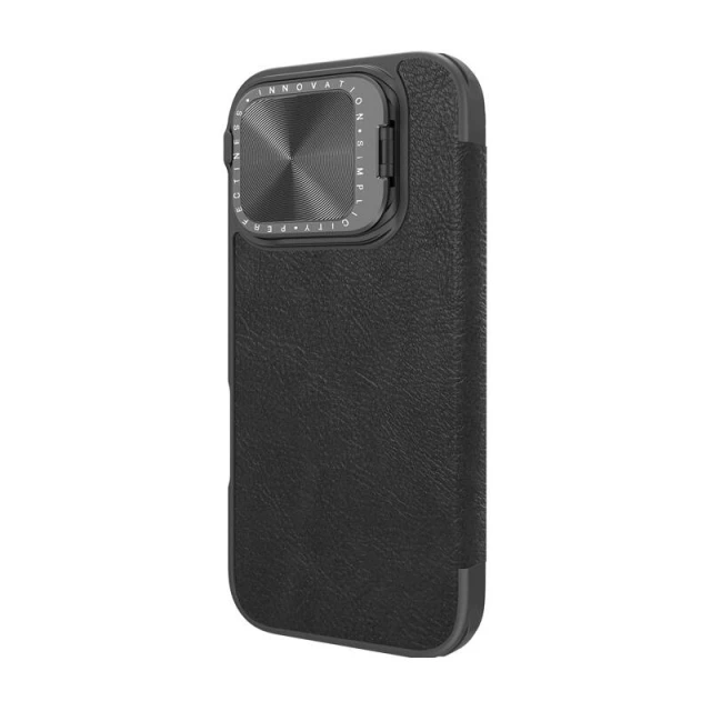 Чохол Nillkin Qin Prop Leather для iPhone 16 Black (6902048281950)