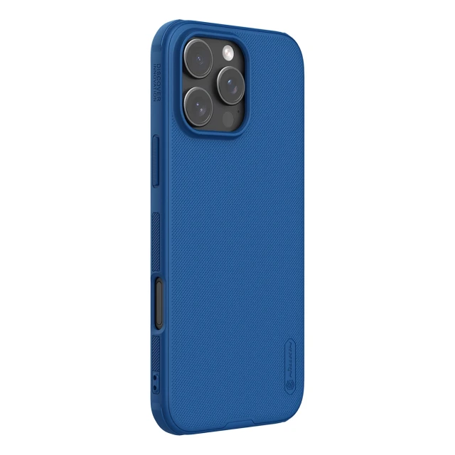 Чохол Nillkin Frosted Shield Pro для iPhone 16 Pro Синій (Super Frosted Shield Pro AP iPhone16 Pro Blue)