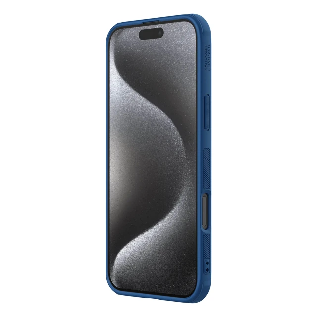 Чохол Nillkin Frosted Shield Pro для iPhone 16 Pro Синій (Super Frosted Shield Pro AP iPhone16 Pro Blue)