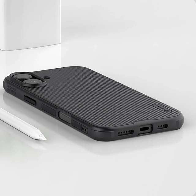Чохол Nillkin Super Frosted Shield Pro Magnetic для iPhone 16 Black (Super Frosted Shield Pro Magnetic Case AP iPhone16 Black)