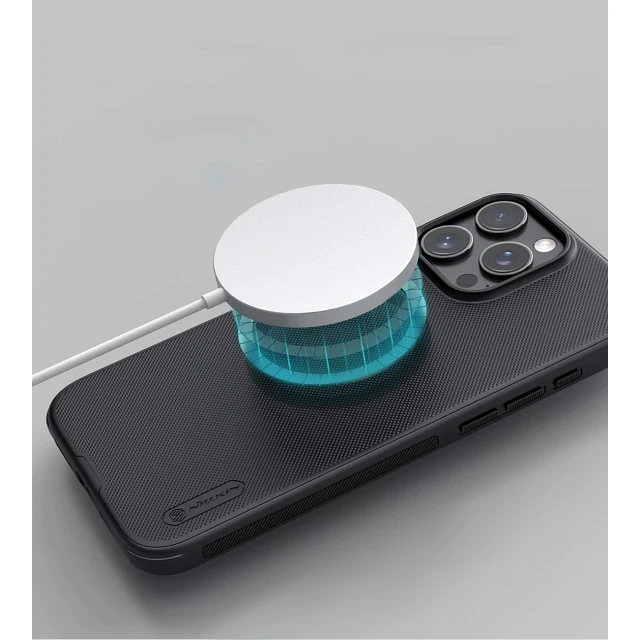 Чохол Nillkin Super Frosted Shield Pro Magnetic для iPhone 16 Pro Max Black with MagSafe (Super Frosted Shield Pro Magnetic Case AP iPhone16 Pro Max B