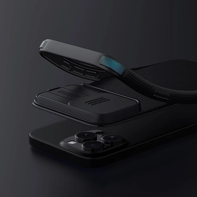 Чохол Nillkin CamShield Pro для iPhone 16 Pro Max Чорний (CamShield Pro Case AP iPhone16 Pro Max Black)
