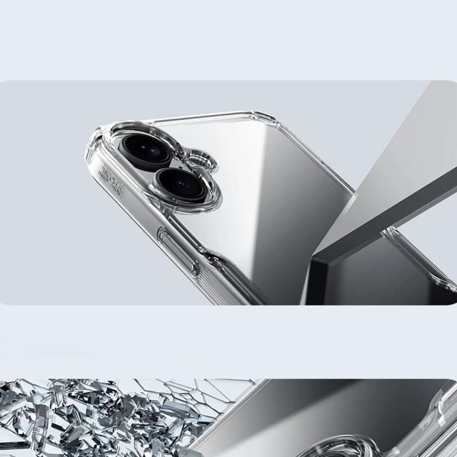 Чехол Nillkin Nature Pro для iPhone 16 White Transparent (6902048287181)