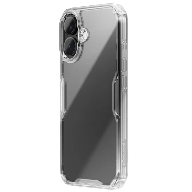 Чехол Nillkin Nature Pro для iPhone 16 White Transparent (6902048287181)