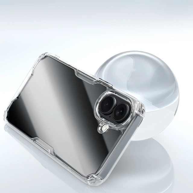 Чехол Nillkin Nature Pro для iPhone 16 White Transparent (6902048287181)