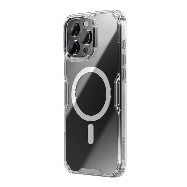 Чохол Nillkin Nature Pro для iPhone 16 Pro White Transparent with MagSafe (6902048287280)
