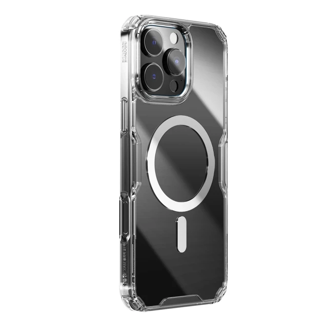 Чохол Nillkin Nature Pro для iPhone 16 Pro White Transparent with MagSafe (6902048287280)
