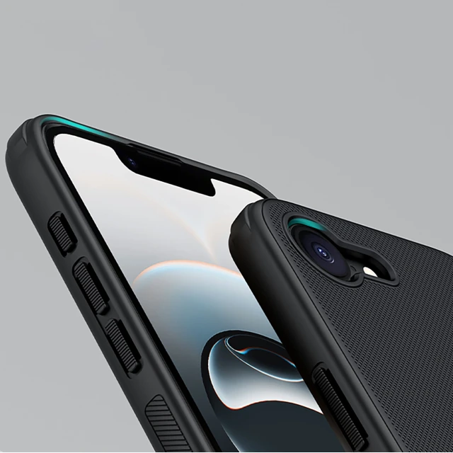 Чохол Nillkin Super Frosted Shield Pro для iPhone 16e Black with MagSafe (6902048296008)