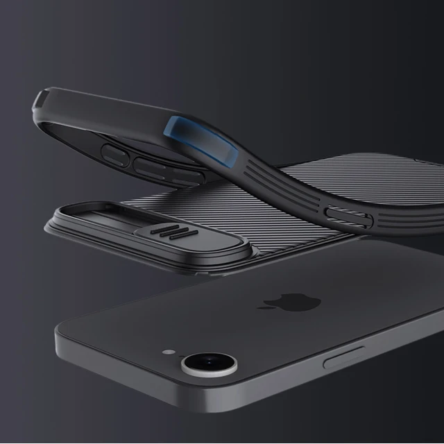 Чохол Nillkin CamShield Pro для iPhone 16e Black with MagSafe (6902048296046)