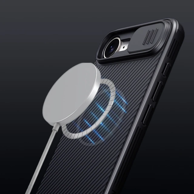 Чохол Nillkin CamShield Pro для iPhone 16e Black with MagSafe (6902048296046)