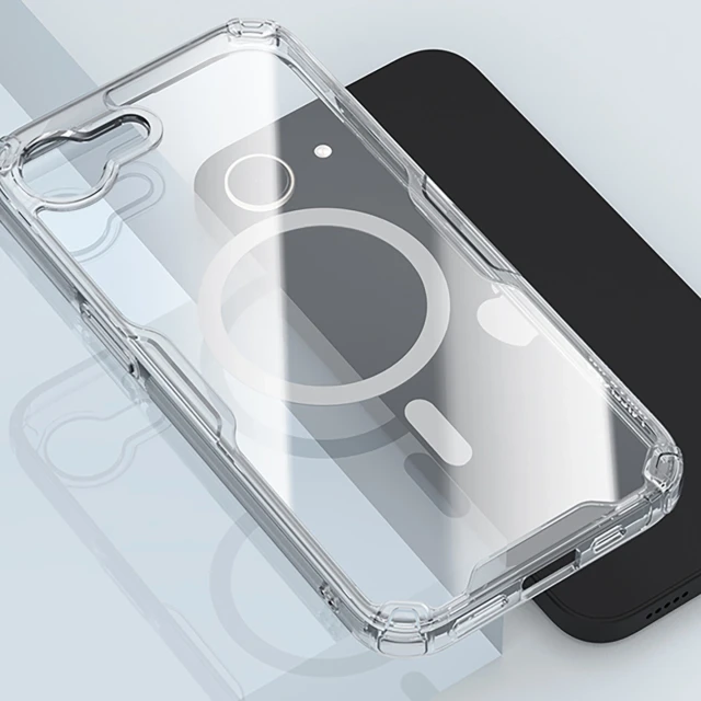 Чохол Nillkin Nature Pro для iPhone 16e Transparent with MagSafe (6902048296145)