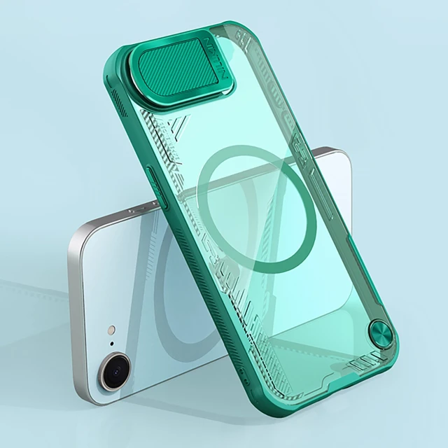 Чехол Nillkin Iceblade Prop для iPhone 16e Green with MagSafe (6902048296374)