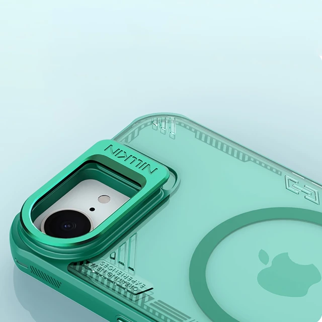 Чехол Nillkin Iceblade Prop для iPhone 16e Green with MagSafe (6902048296398)