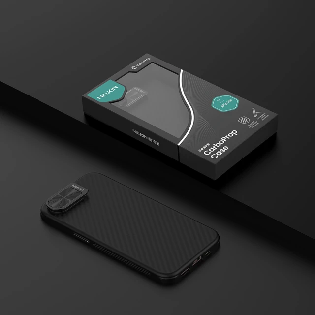 Чехол Nillkin CarboProp для iPhone 16e Black with MagSafe (6902048297111)