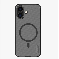 Чехол Nillkin Super Frosted Shield Pro Magnetic для iPhone 17 Semi-transparent Black with MagSafe (6902048303713)