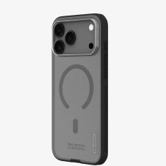 Чохол Nillkin Super Frosted Shield Pro Magnetic для iPhone 17 Pro Max Semi-transparent Black with MagSafe (6902048303775)