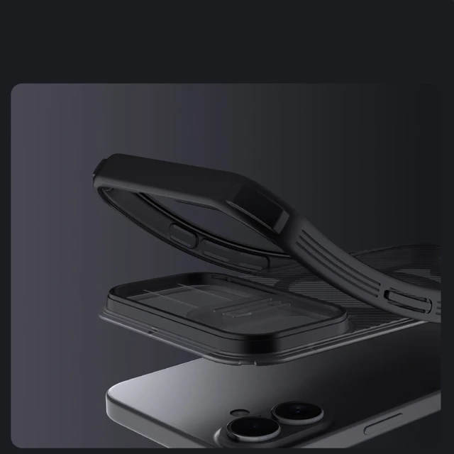 Чохол Nillkin CamShield Pro Magnetic для iPhone 17 Transparent Black with MagSafe (6902048303874)