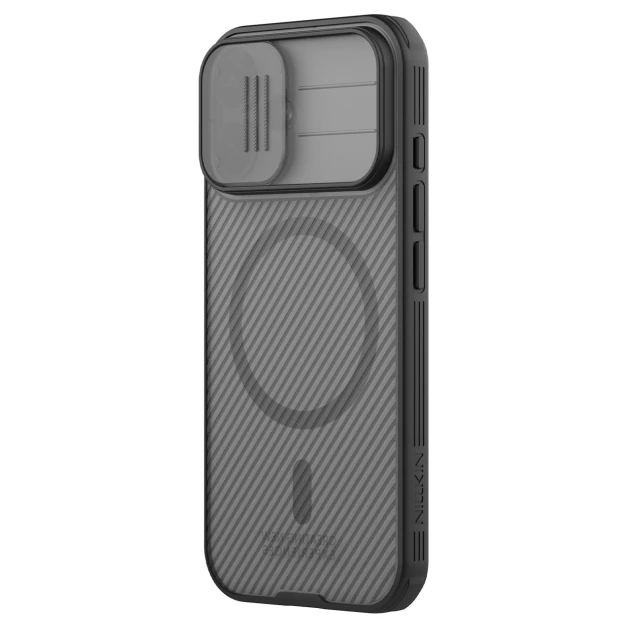 Чохол Nillkin CamShield Pro Magnetic для iPhone 17 Transparent Black with MagSafe (6902048303874)