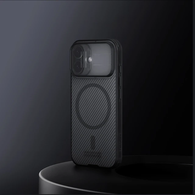 Чохол Nillkin CamShield Pro Magnetic для iPhone 17 Transparent Black with MagSafe (6902048303874)