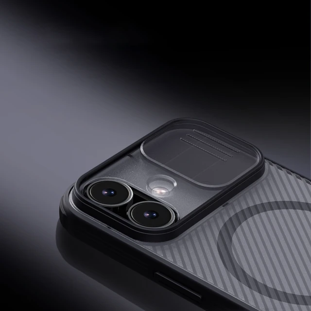 Чохол Nillkin CamShield Pro Magnetic для iPhone 17 Transparent Black with MagSafe (6902048303874)