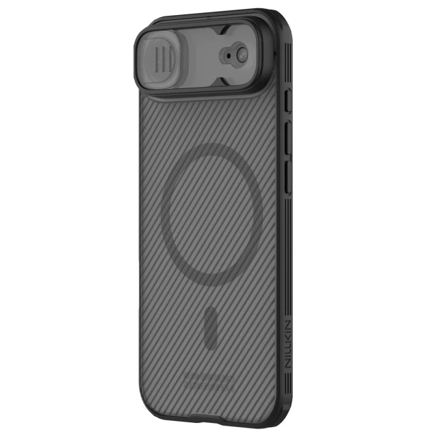 Чохол Nillkin CamShield Pro Magnetic для iPhone 17 Air Transparent Black with MagSafe (6902048303898)