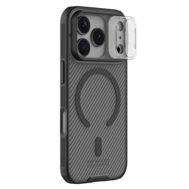 Чохол Nillkin CamShield Pro Magnetic для iPhone 17 Pro Transparent Black with MagSafe (6902048303911)