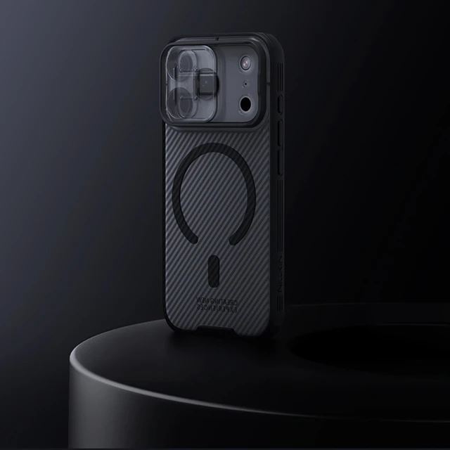 Чохол Nillkin CamShield Pro Magnetic для iPhone 17 Pro Max Transparent Black with MagSafe (6902048303935)