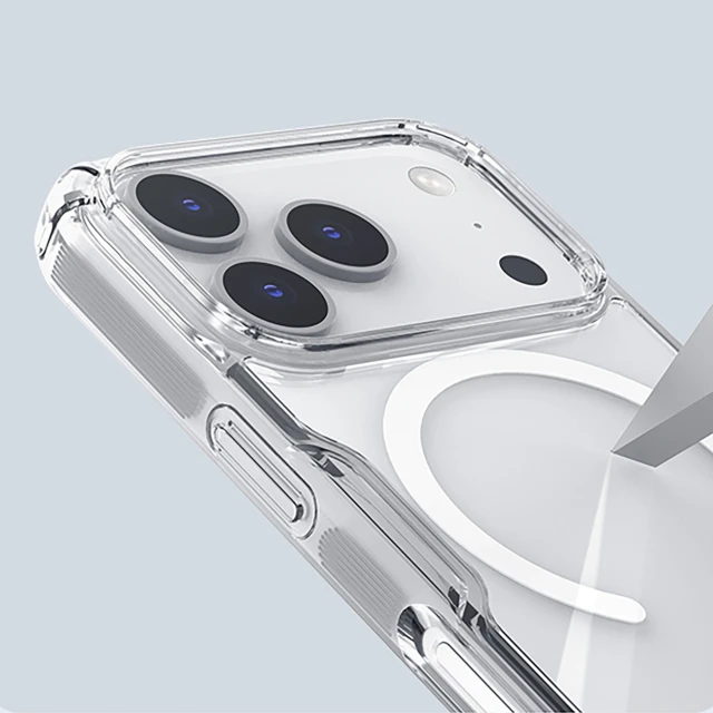 Чохол Nillkin Nature TPU Pro Magnetic для iPhone 17 Pro White with MagSafe (6902048304086)