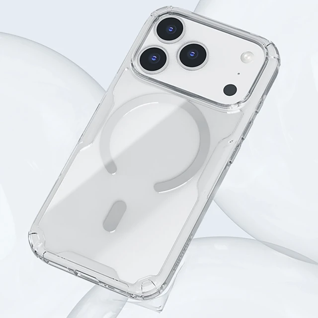 Чохол Nillkin Nature TPU Pro Magnetic для iPhone 17 Pro White with MagSafe (6902048304086)