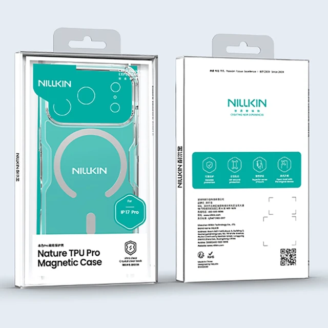 Чохол Nillkin Nature TPU Pro Magnetic для iPhone 17 Pro White with MagSafe (6902048304086)