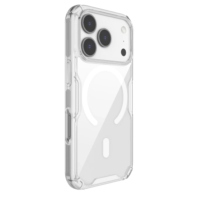 Чохол Nillkin Nature TPU Pro Magnetic для iPhone 17 Pro White with MagSafe (6902048304086)