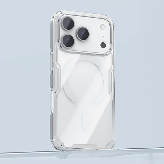 Чохол Nillkin Nature TPU Pro Magnetic для iPhone 17 Pro White with MagSafe (6902048304086)