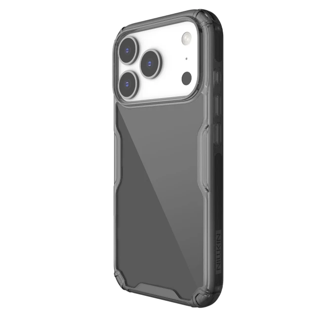 Чохол Nillkin Nature TPU Pro для iPhone 17 Pro Semi-Transparent Black (6902048304789)
