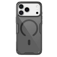 Чохол Nillkin Nature TPU Pro Magnetic для iPhone 17 Pro Max напівпрозорий чорний with MagSafe (6902048304833)