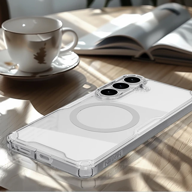 Чохол Nillkin Nature TPU Pro для Samsung Galaxy S26 Plus білий with MagSafe (6902048307292)