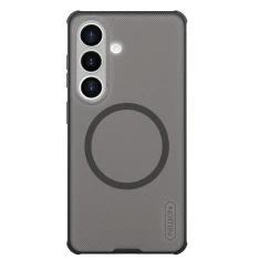 Чохол Nillkin Super Frosted Shield Pro Magnetic для Samsung Galaxy S26 Semi-transparent Black with MagSafe (6902048307353)