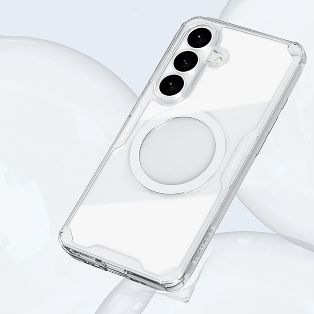 Чохол Nillkin Nature TPU Pro для Samsung Galaxy S26 білий with MagSafe (6902048307377)